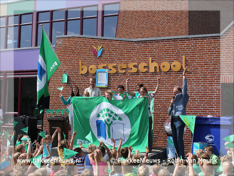 Foto behorende bij Scholen Goeree-Overflakkee ontvangen Groene Vlag
